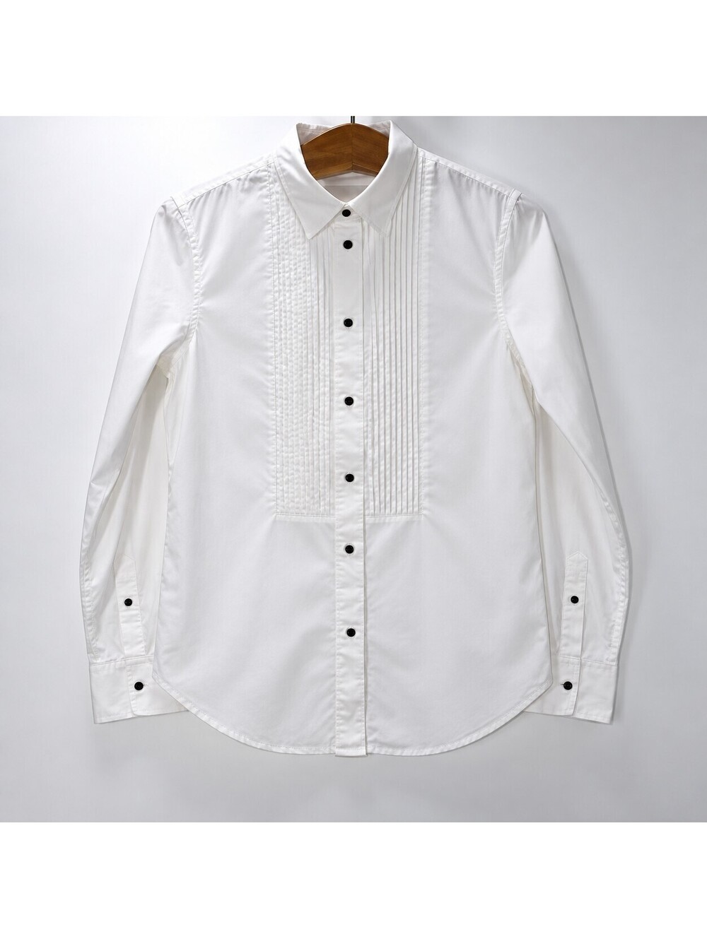 J.Crew White Slim-Fit Poplin Tuxedo Shirt - 4 - Picture 2 of 7